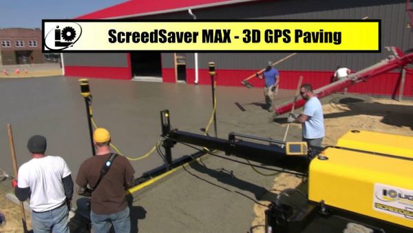 Concrete Paving: SCREEDSAVER™ MAX Uses 3D GPS To Conquer This Job