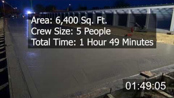 Time Lapse Watch Ligchines SPIDERSCREED Handle 6,400 Sq Ft In Less Than 2 Hours
