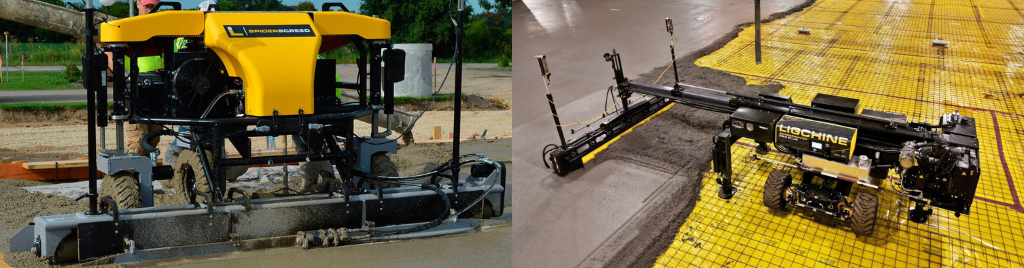 Drive In vs Boom Screed